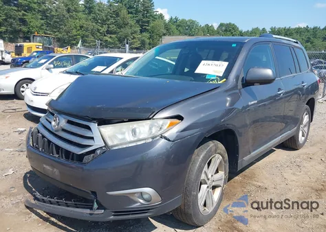 2012 Toyota Highlander Limited V6 z USA, uszkodzony, nr VIN 5TDDK3EH3CS163450